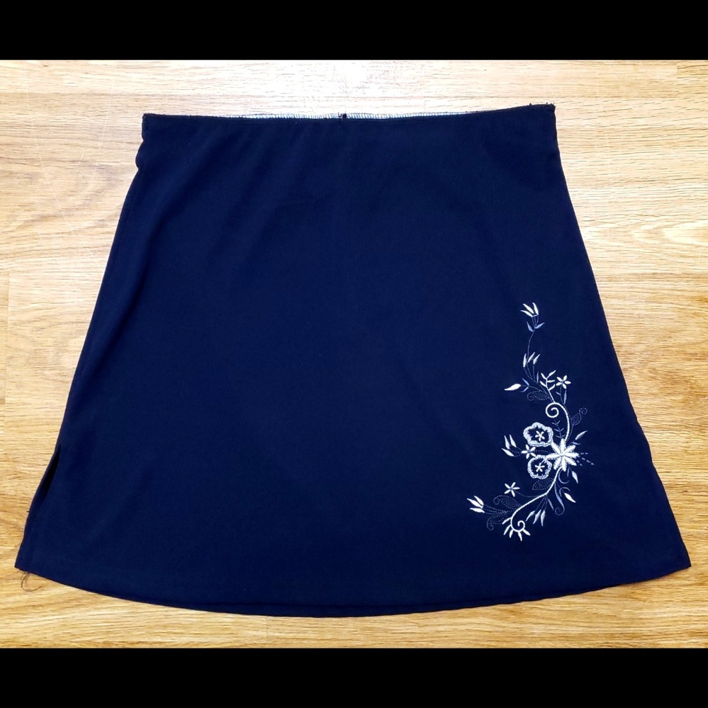 Dark navy blue skirt